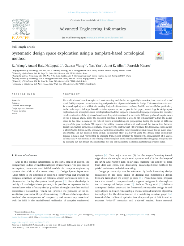 (PDF) Systematic design space exploration using a template-based ...
