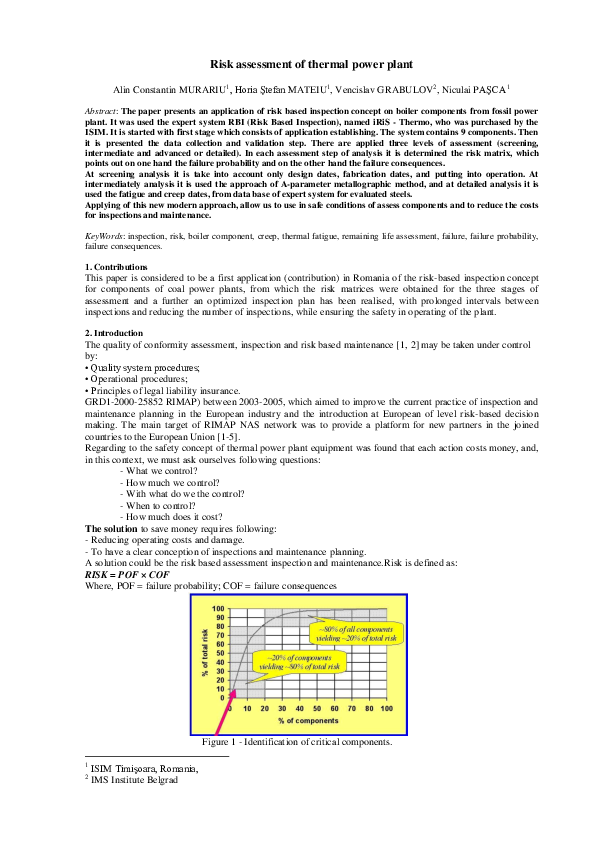 (PDF) Risk assessment of thermal power plant dronesh joshi Academia.edu