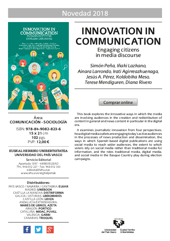 (PDF) Innovation in communication. Engaging citizens in media discourse
