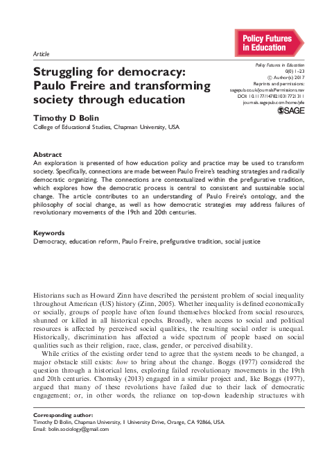 Betterment of society essay image