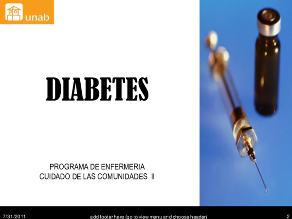 fisiopatologia de las complicaciones cronicas de la diabetes ppt