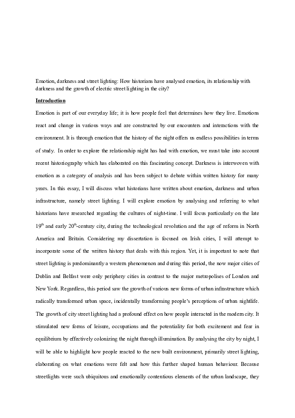 Doc Emotion Darkness And Street Lighting Paul Mcginley - 