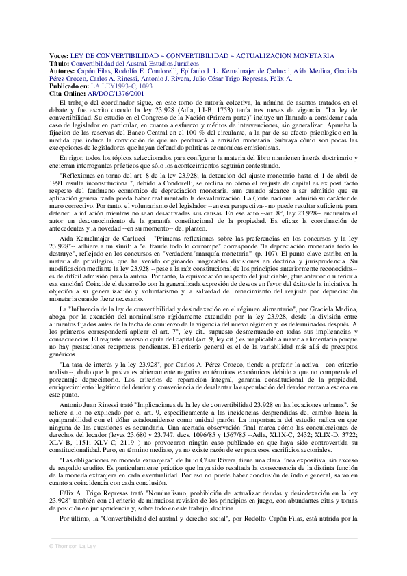 (PDF) Convertibilidad del austral est jurid graciela medina