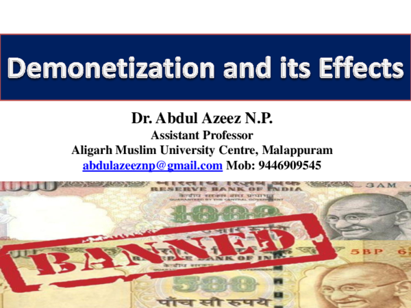 (PPT) Demonetization and its Effects.pptx