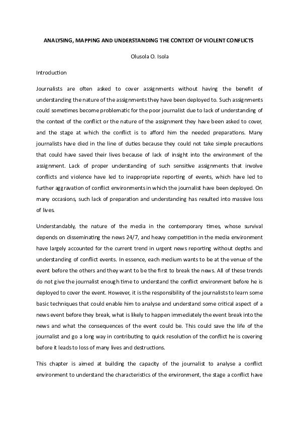 (DOC) Conflict Analysis and Mapping.doc