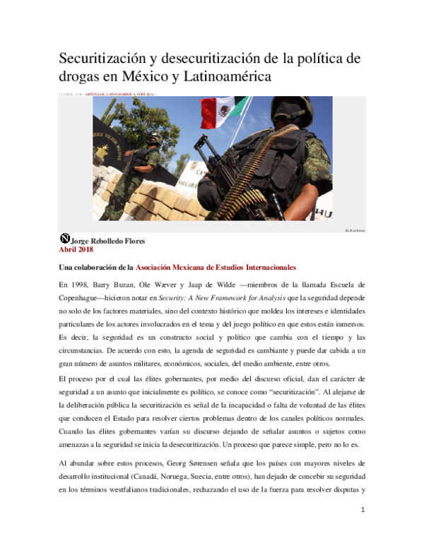 (PDF) Rebolledo Securitizacion y desecuritizacion de la politica de ...
