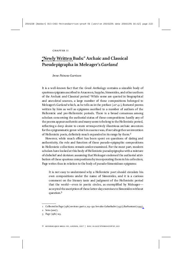 Meleager iliad image