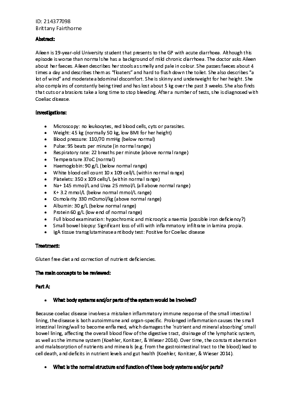 (DOC) Case Based Burn Victim Brittany E Fairthorne Academia.edu