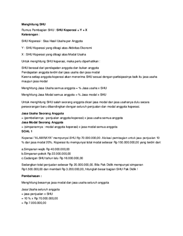 Doc Menghitung Shu Andi Huda Academia Edu