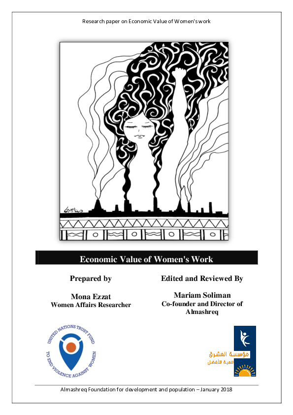 (PDF) Economic Value of Women's Work Prepared by Edited and Reviewed By