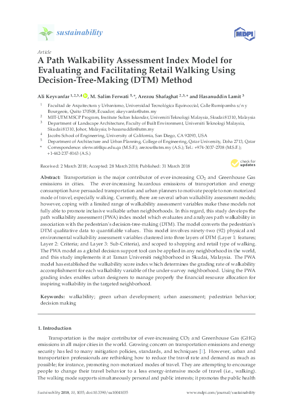 Walkable city concept picture