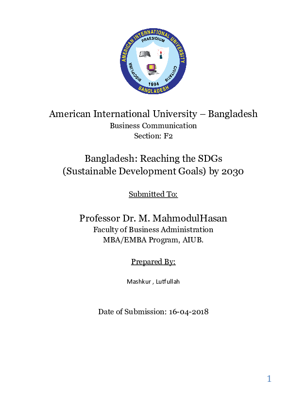 (DOC) SDG of Bangladesh.docx