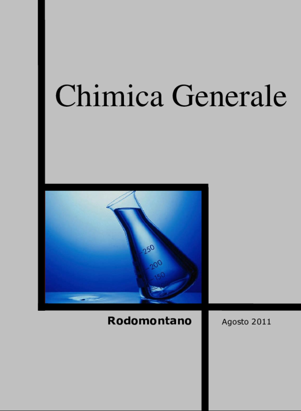 PDF) Chimica Generale