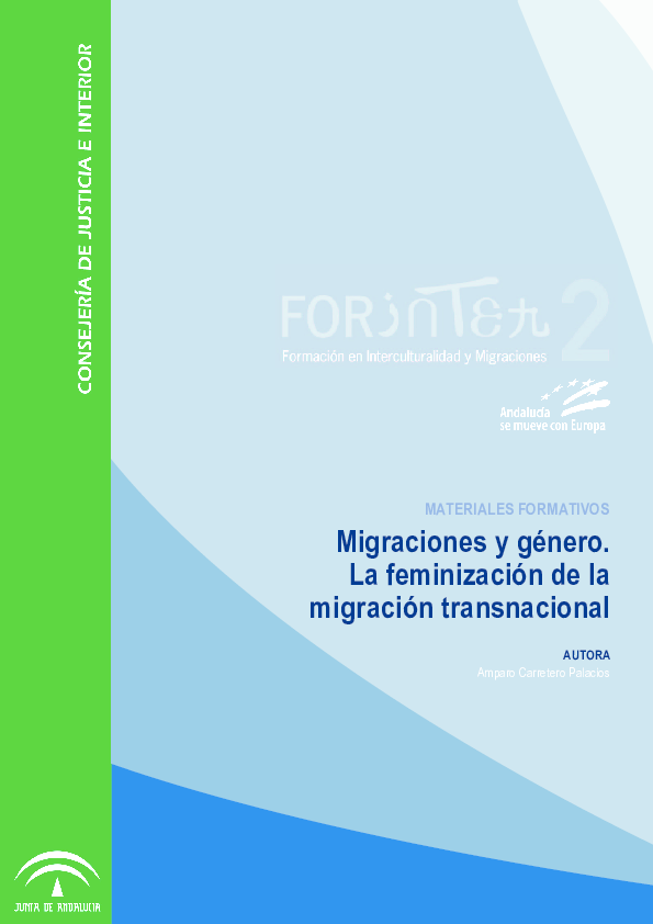 (PDF) Migraciones y género. La feminización de la migración transnacional