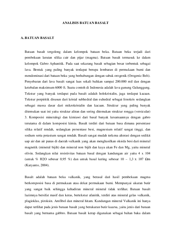(DOC) Basalt