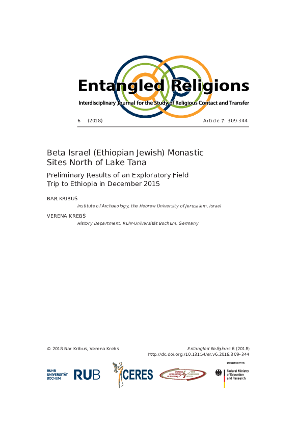 (PDF) Beta Israel (Ethiopian Jewish) Monastic Sites North of Lake Tana ...