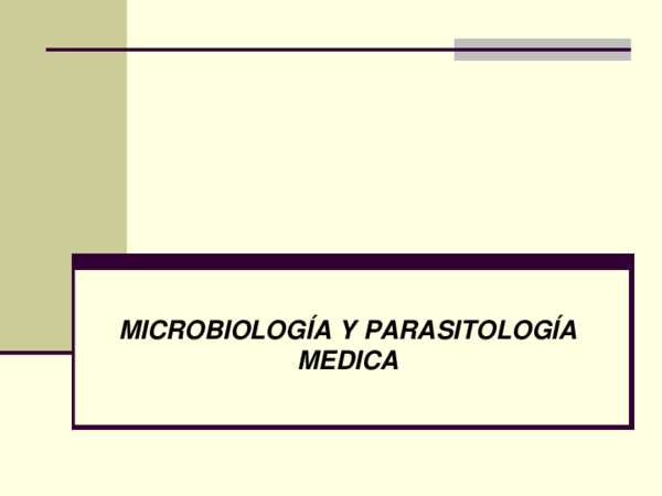 (PDF) MICROBIOLOGÍA Y PARASITOLOGÍA MEDICA
