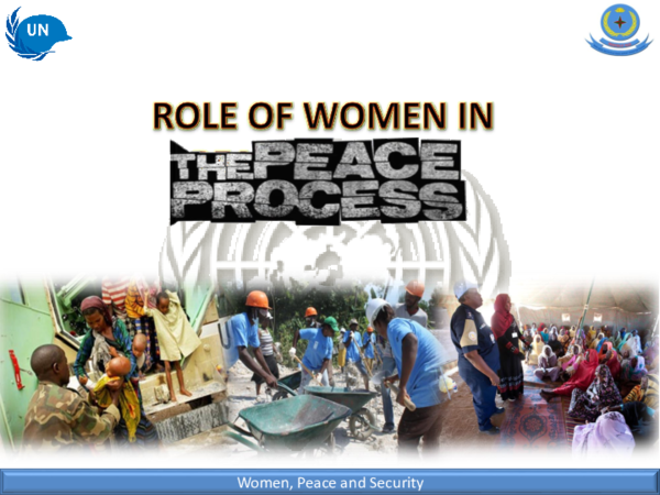 (PPT) Role of Women in Peace Process