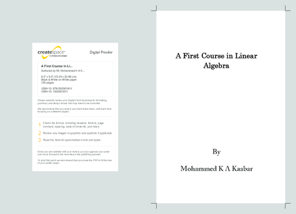 (PDF) A First Course in Li... A A First Course in Linear Algebra