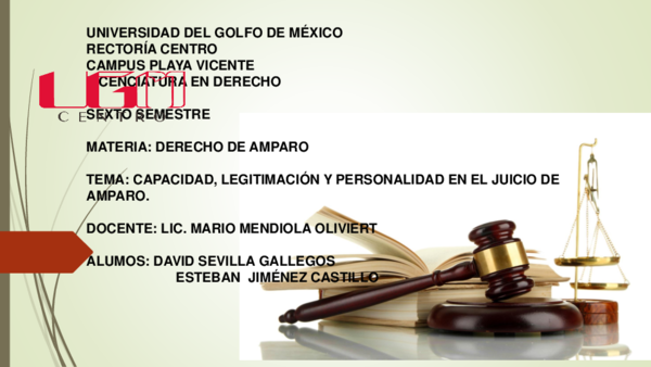Capacidad Y Personeria En El Juicio De Amparo www.academia.edu