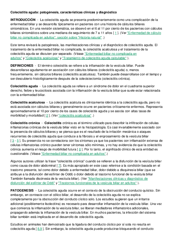 colecistitis calculosa sintomas de diabetes