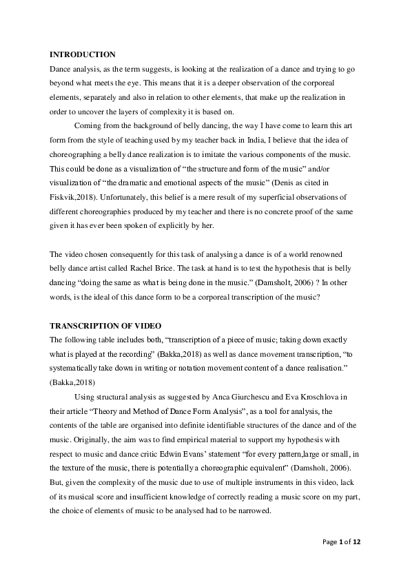 (DOC) JATWANI Somya- Dance Analysis Task