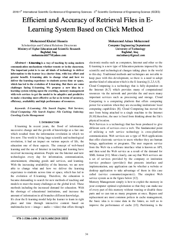 (PDF) Efficient and Accuracy of Retrieval Files in E- Learning System ...