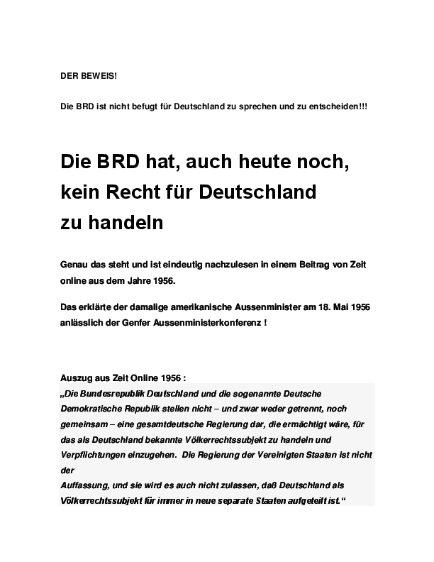 (DOC) Die BRD hat kein Recht fuer Deutschland zu handeln Henning Botschafter der physisch (DOC) Die BRD hat kein Recht fuer Deutschland zu handeln Henning Botschafter der physisch