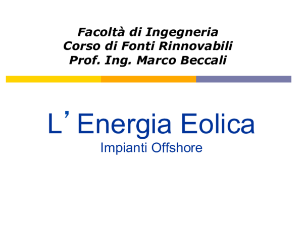 definizione di collegamento offshore