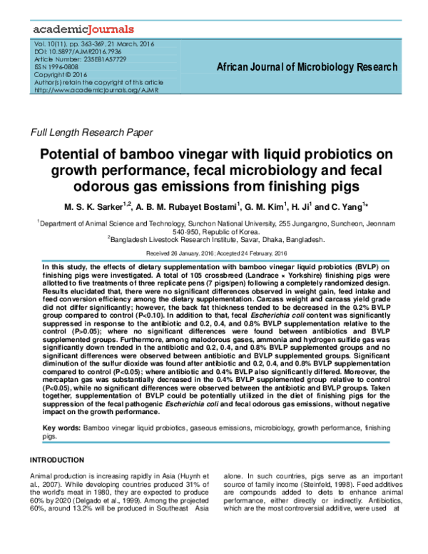 (PDF) African Journal of Microbiology Research Potential of bamboo ...