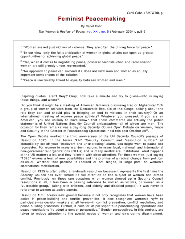 Importance of peacemaking picture