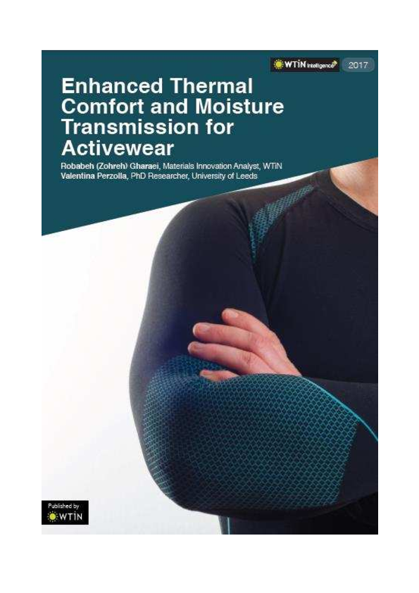 (PDF) Enhanced thermal comfort and moisture transmission for activewear ...