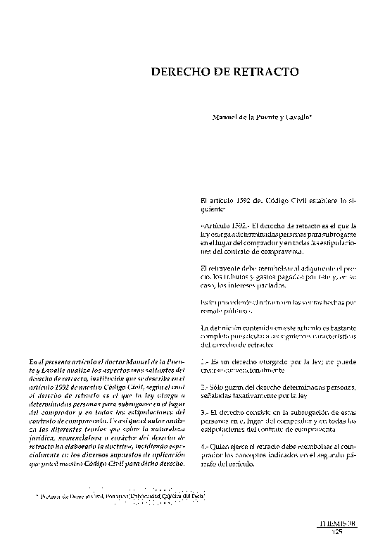 (PDF) DERECHO DE RETRACTO