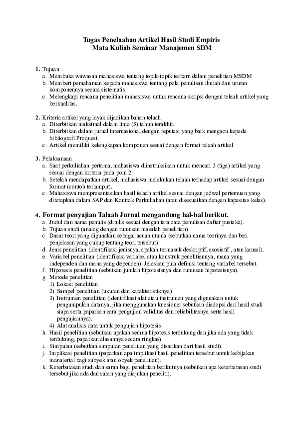 Doc Tugas Penelaahan Artikel Hasil Studi Empiris Andri Yanti Academia Edu