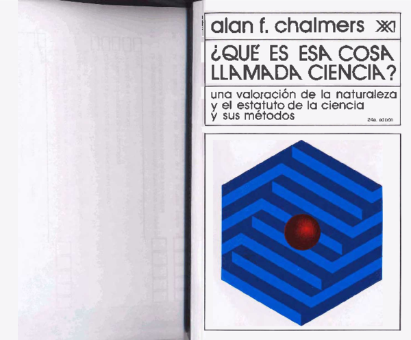 Que Es Esa Cosa Llamada Ciencia Alan Chalmers Pdf www.academia.edu