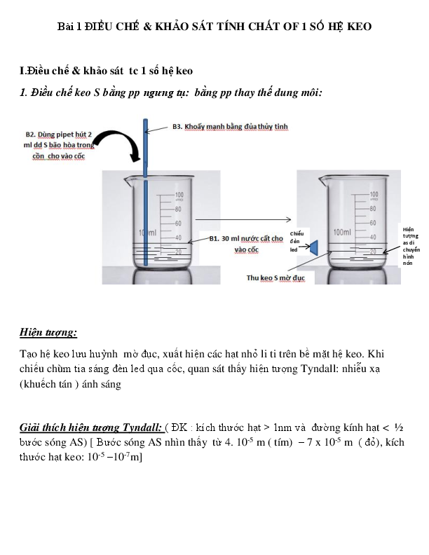 First page of “THỰC HÀNH HÓA LÝ DƯỢC BAI 1”
