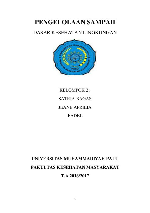 PENGELOLAAN SAMPAH
