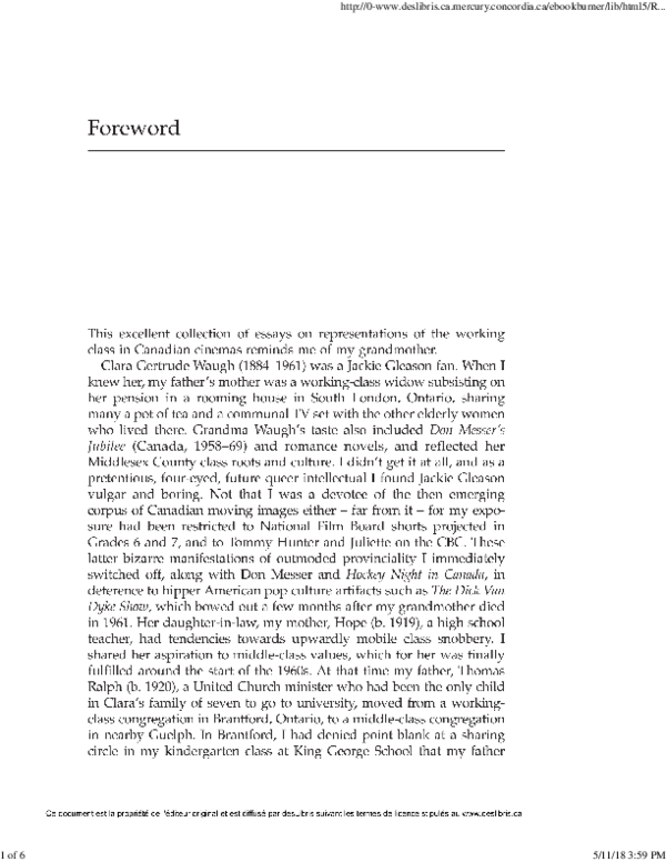 (PDF) Foreword