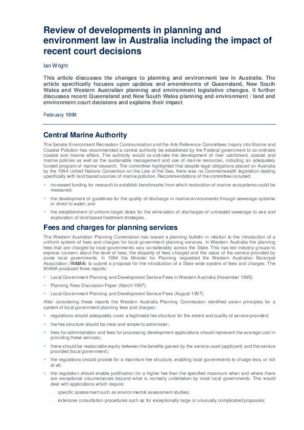 environment court decisions