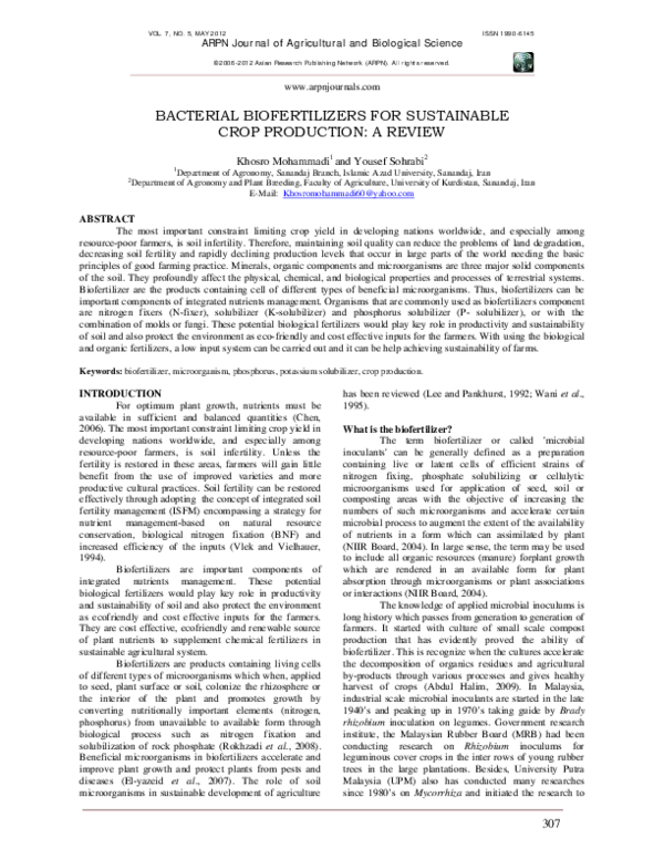 Biofertilizers and biopesticides picture