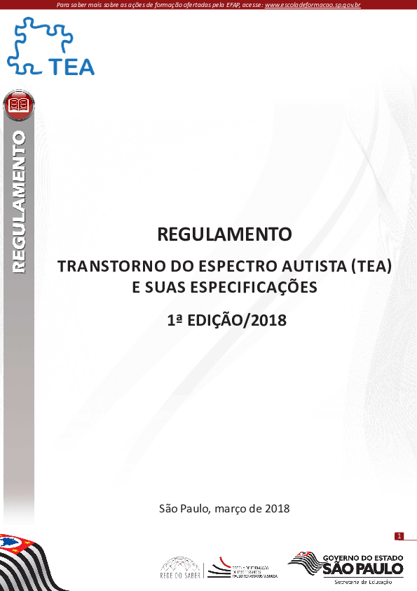 (PDF) Regulamento Curso TEA 1ed