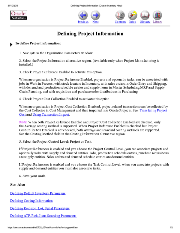 (PDF) Defining Project Information To define Project information