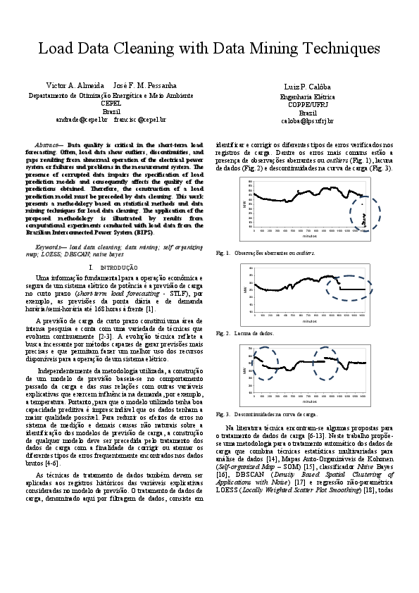 (PDF) Load Data Cleaning with Data Mining Techniques
