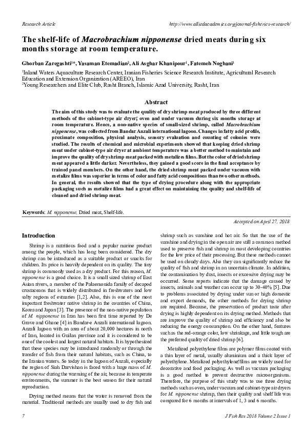 pdf-the-shelf-life-of-macrobrachium-nipponense-dried-meats-during-six