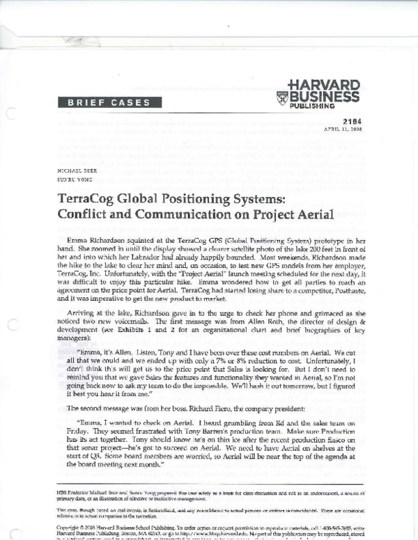 (PDF) Terra Cog Global Positioning Systems Conflict and Communication