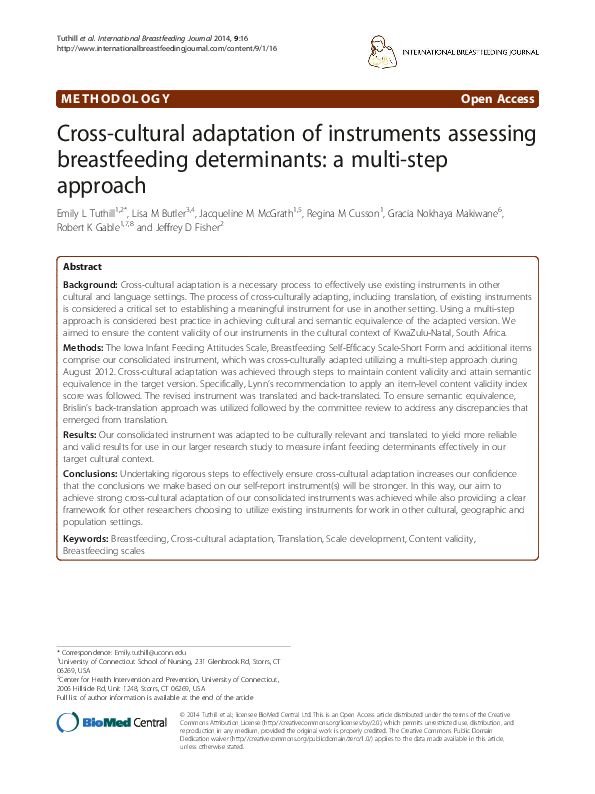 (PDF) (2014) Cross-cultural adaptation of instruments assessing ...