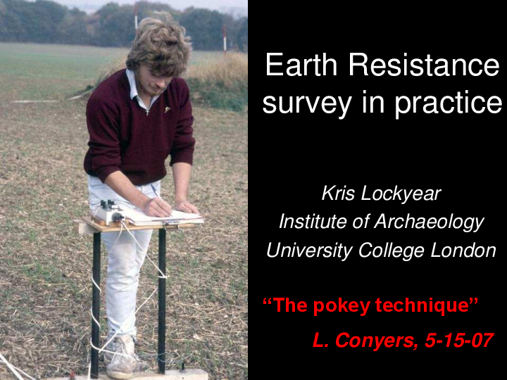 (PDF) Earth Resistance survey in practice