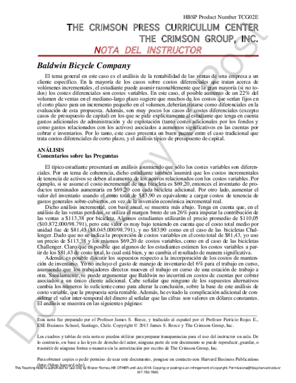 Baldwin bicycle company pdf image