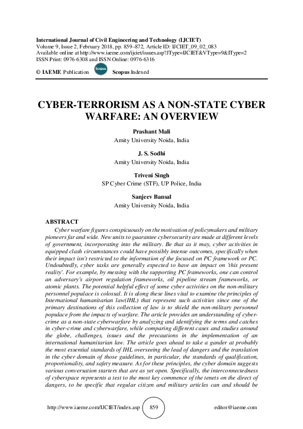 Cyberterrorism essay 07 image