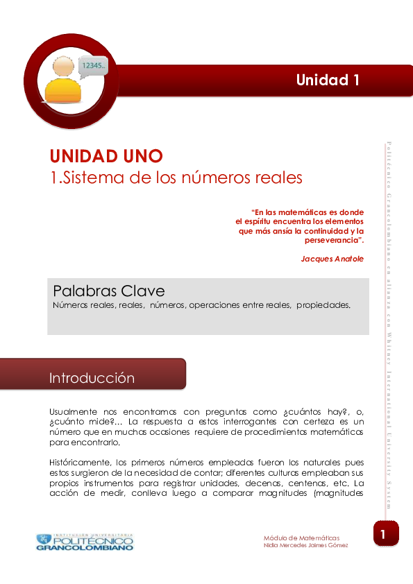 (PDF) Módulo de Matemáticas